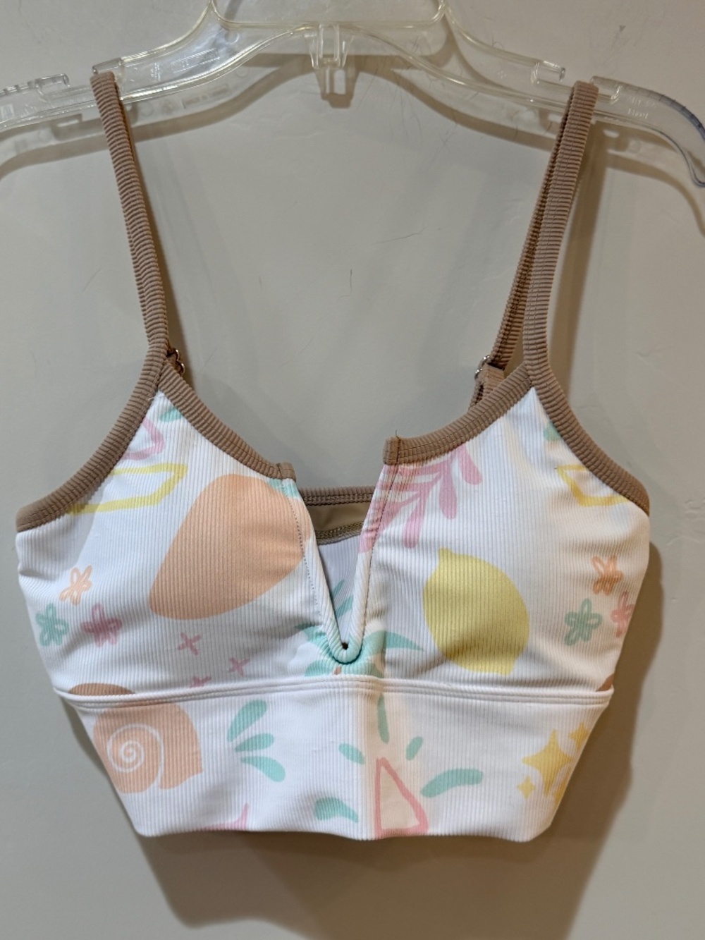 NWOT Lain Snow X The Last Mango By Margaritaville Bikini Top M Swim NEW w/o Tag